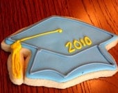 One dozen Graduation Cap Class of 2011 Cookie