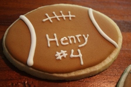 Football Tailgate Party Cookie Favors - one dozen