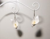 Paper Calla Lily Earrings