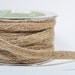 Natural Woven Burlap Ribbon - 5 yards
