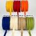 Natural Woven Burlap Ribbon - 5 yards