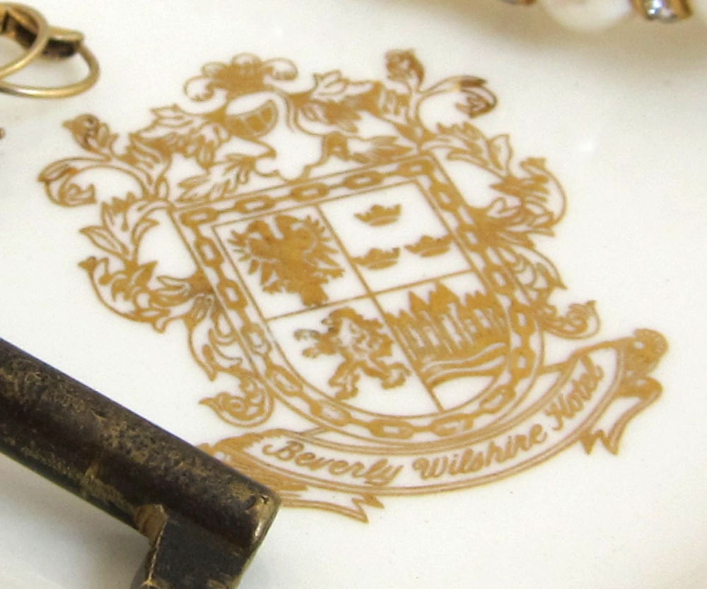 Vintage Beverly Wilshire Hotel Ash Tray Paris Chic