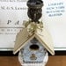 RESERVED for Nancy Up-cycled Birdhouse Candlestick Holder Handmade Vintage Shabby Chic Style