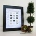French Shabby Chic Black and White Paper Butterfly Collection Home Decor Cottage Chic