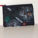 Batman and Robin Lego Fabric Coin Purse- Handmade Nintendo- OOAK