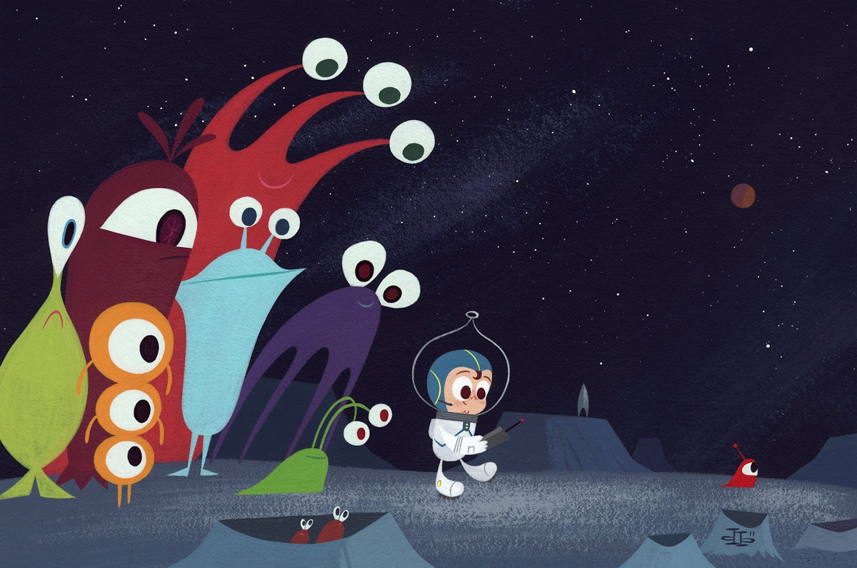 Little Cosmonaut - Limited Edition Print