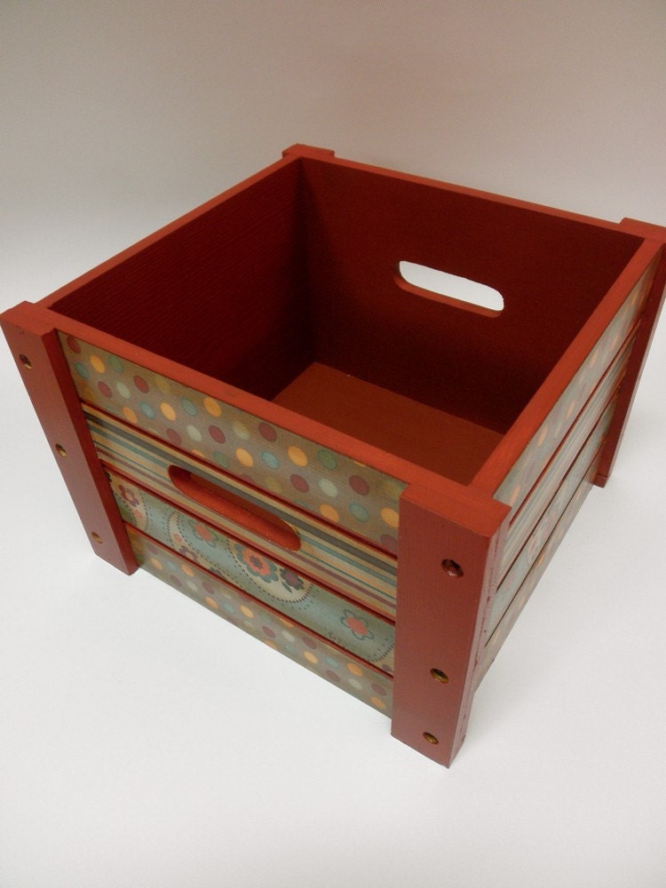 Reserved - The Big Top - Distressed Storage Crate