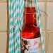 Aqua Sailor Striped Favor Bags - Candy Buffet - Wedding - Birthday - Bridal - Baby Shower, Dr. Seuss party