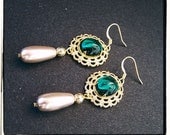 CUSTOM Lush Tudor Earrings - Renaissance Medieval Jewelry