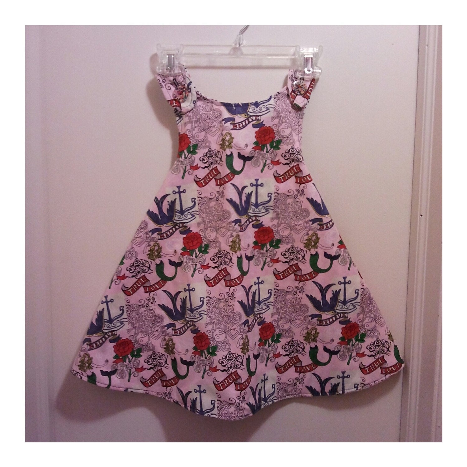 Pinafore Dress 3T or girls 6-7top