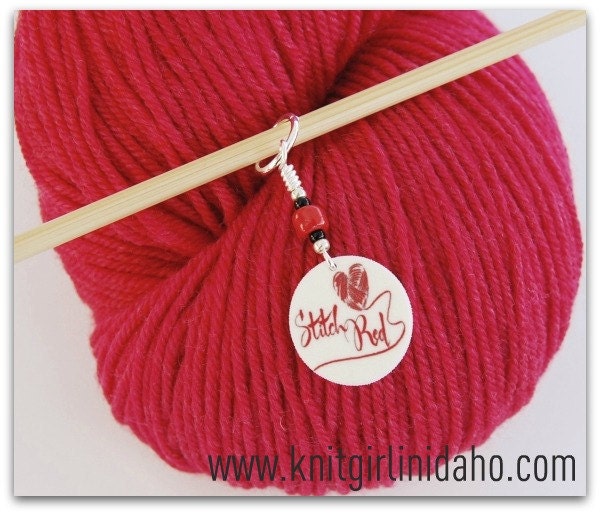 Stitch Red Stitch Marker - Sticking It To Heart Disease