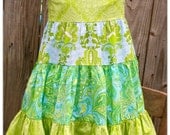 Girls Summer Tiered Twirly Twirl Dress