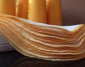 Unpaper Towels with Golden Yellow Edges - Set of 12