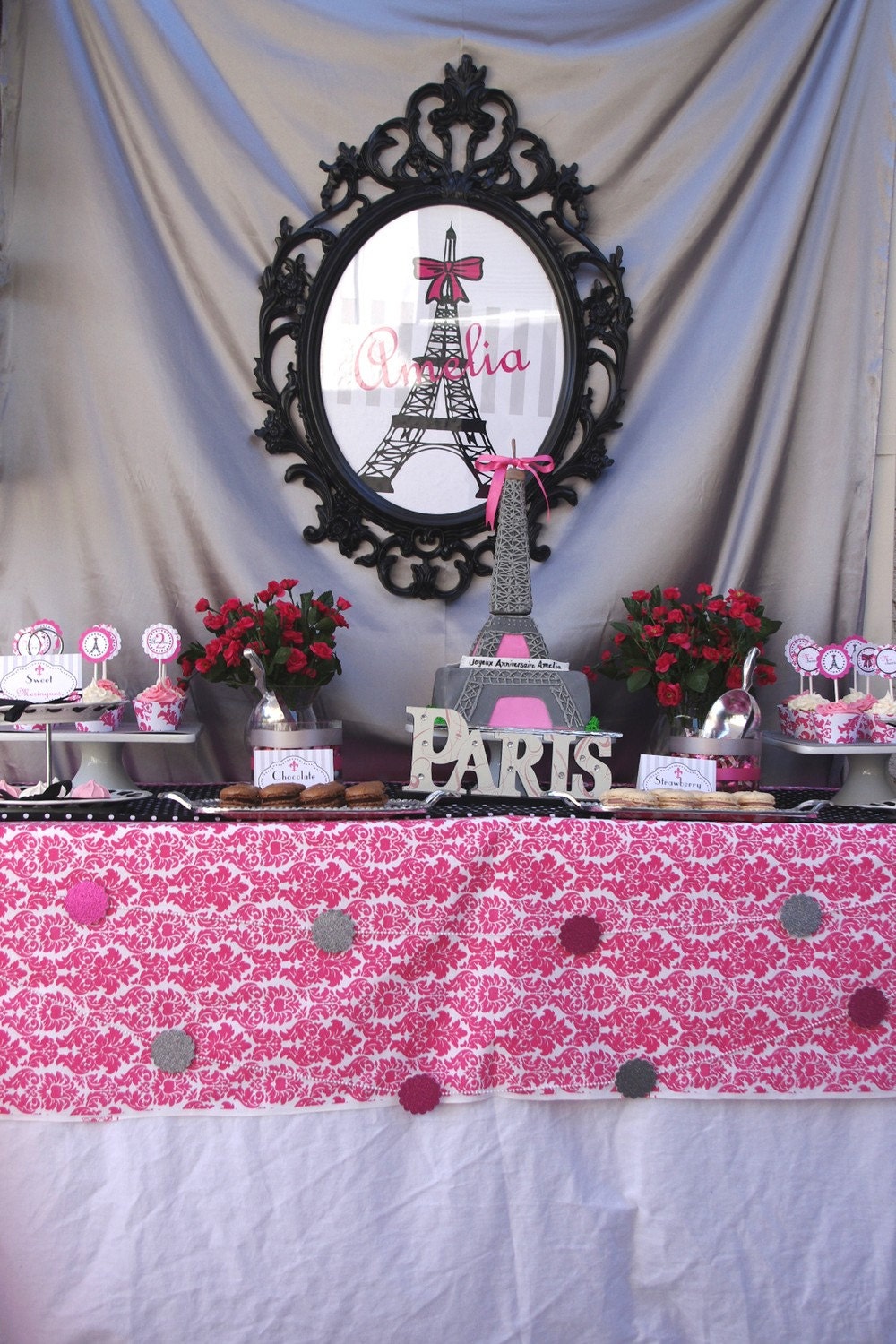 Paris Birthday Decorations - PRINTABLE Party Package Collection - By A Blissful Nest Il_170x135