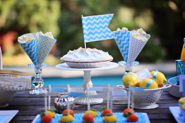 Pool Party - Party Decorations Collection Package - PRINTABLE - By A Blissful Nest - As Seen On Amy Atlas Il_570xn