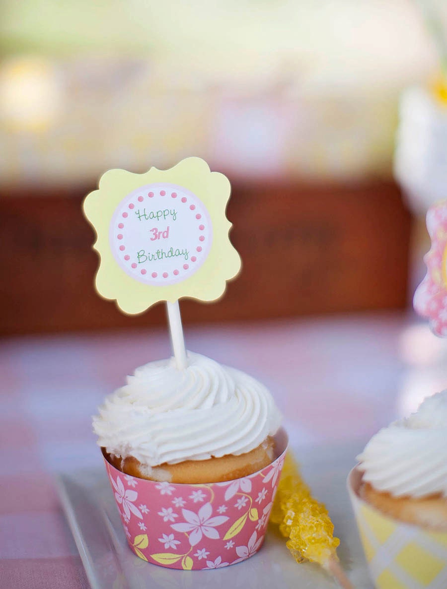 Pink Lemonade Stand Birthday Party Decorations - PRINTABLE - Party Collection Package - By A Blissful Nest