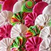 30 Bright and Fun Summer Yo Yo Quilt Top Block Trim Embellish Trim