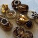 Wrist Corsage Bracelets Flower Vintage Brooch Cuff Bridal Fabric Flower - Jewel Tone