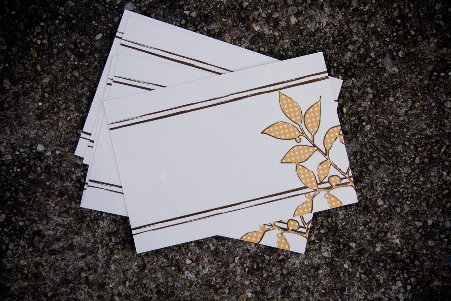 SALE-Organic Leaf Notecards