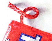 Red Licorice - PRINT of a colored pencil drawing - Red Candy Art - Realistic Food Art - Cherry Licorice