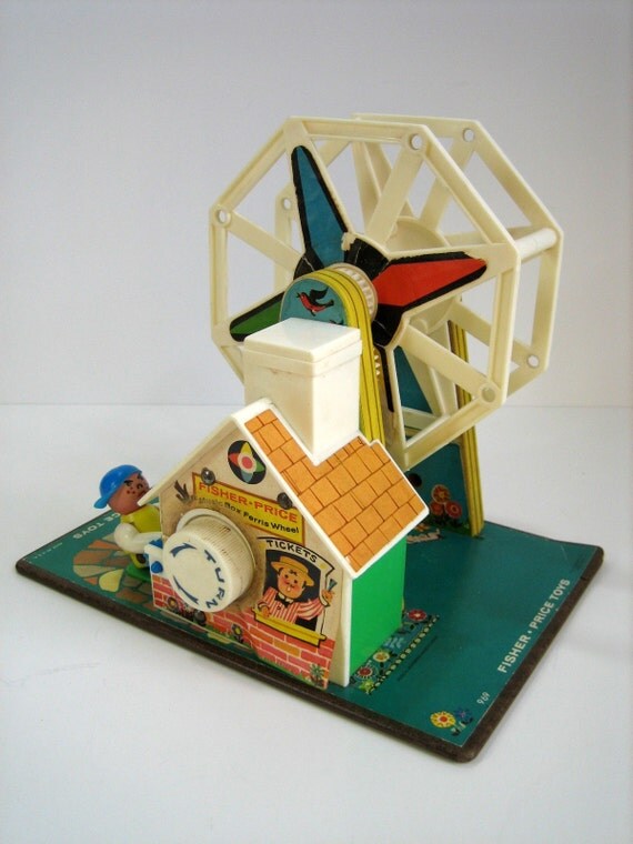 FISHER PRICE Music Box Ferris Wheel 1966 by AttysSproutVintage