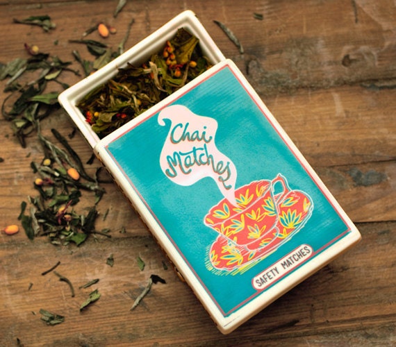 Ceramic Matchbox Boxes - Chai Matches