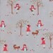 A Walk in The Woods MODA Fabric Little Red Riding Hood and Fox on Gray