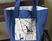 Blue Bird Organic Cotton Tote Bag
