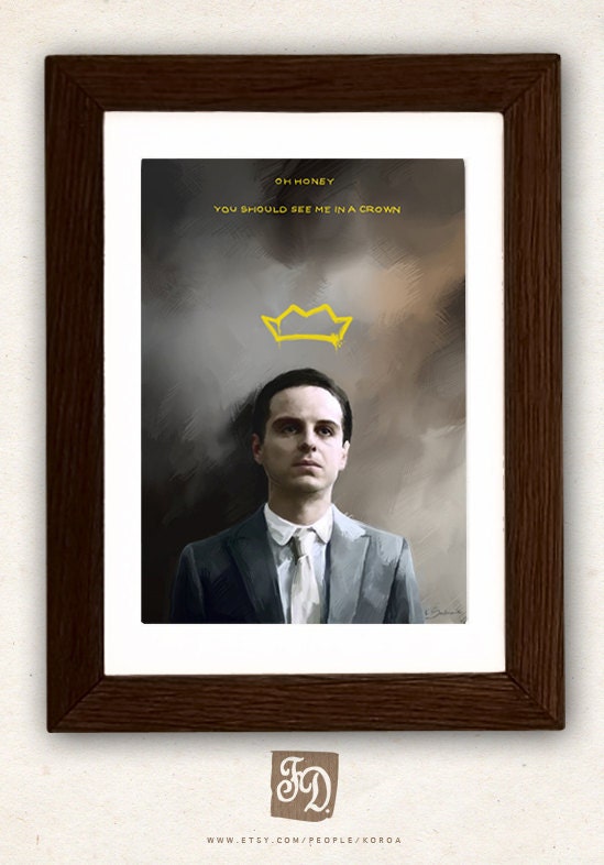 Sherlock fan art poster Moriarty