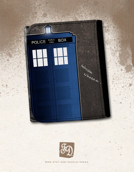 Doctor Who TARDIS leather wallet