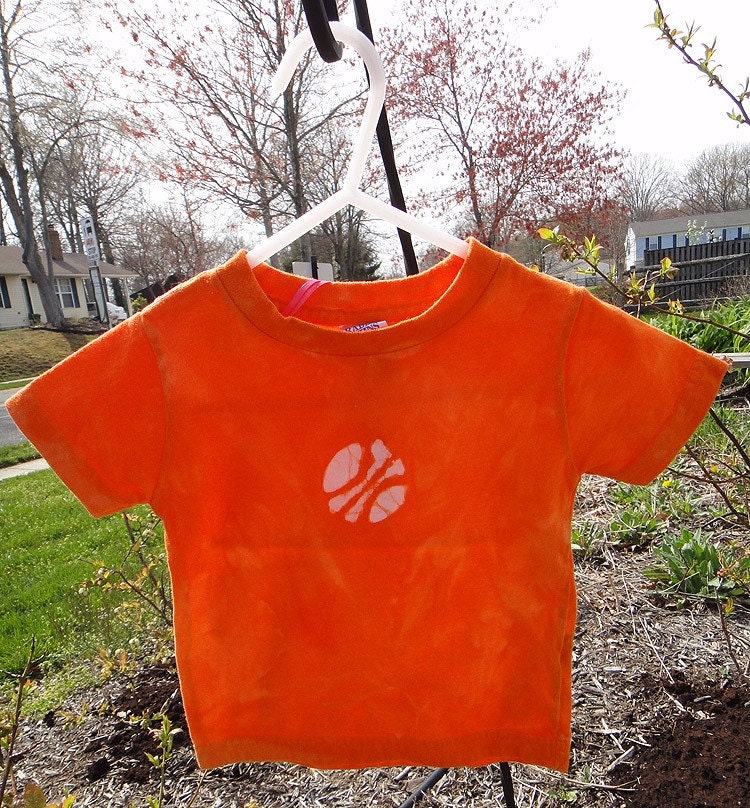 Orange Basketball Short-Sleeve T-Shirt (18 months)