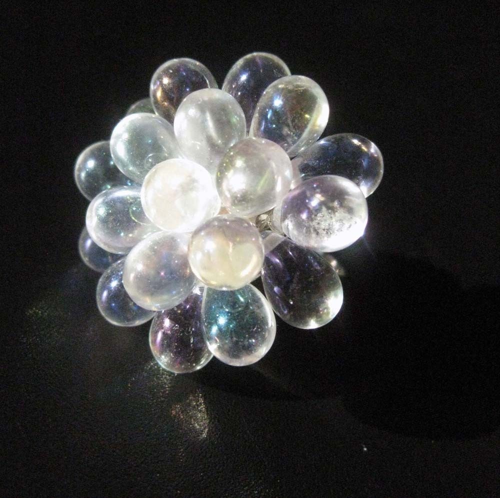 Snow Berry Ring - Aurora Borealis
