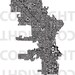 Urban Neighborhood Poster - Milwaukee INVERSE - 24 x 36