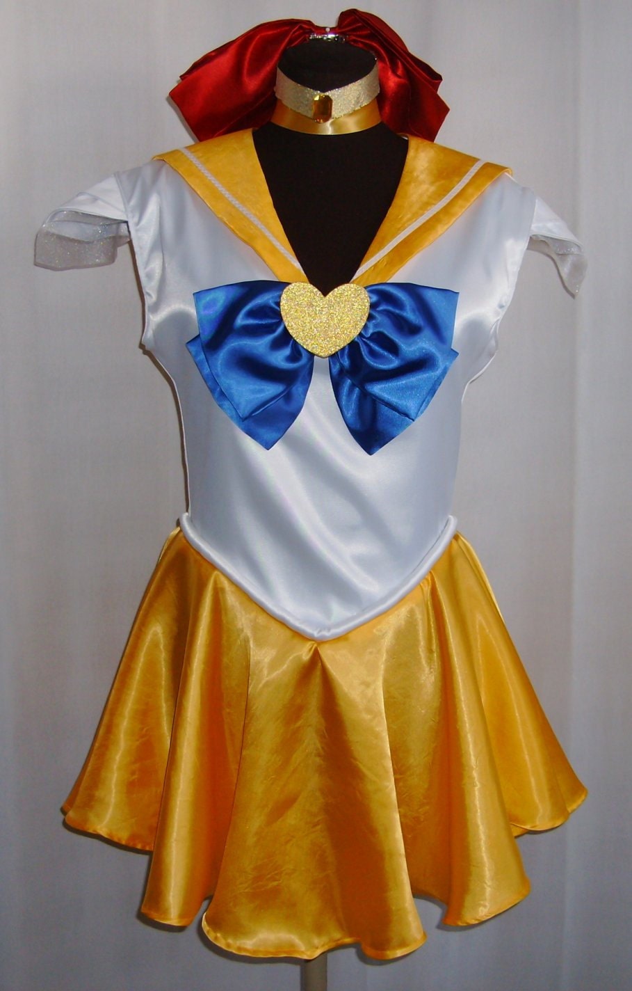 Super Sailor Scout Cosplay Costume Size 4 6 8 10 12 Venus Mars Jupiter Mercury Pluto Saturn Neptune Uranus