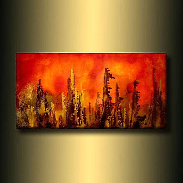 original abstract painting ,Huge Canvas painting, original painting, modern abstract art deco, contemporary abstract art --Special Sale.