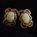 Wedding Promotion -Opal 1950 vintage - little wonders of Vintage Italian - earrings ideal for Brides-Art.323 -