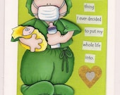 Handmade Greeting Card - New Baby - Congratulations