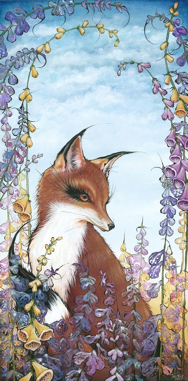 Raposa's Garden by Shanna Trumbly- Eco Paper print