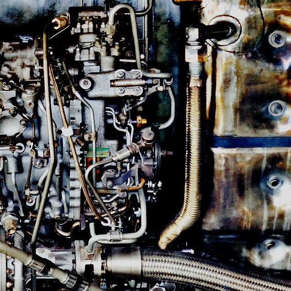 USAF Aviation History, Engineering, Steampunk Wall Art - 18x12 Aluminium Mounted Fine Art Photograph - Ready To Hang Museum Quality Artwork