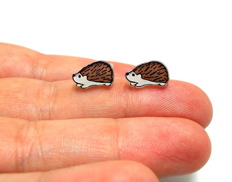 Lil' Hedgehogs, Post Earrings