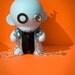 Silviacat - Kidrobot handpainted Mini Raffy and a Mini Munny Sadoman and Sadofido