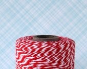Maraschino Red Baker's Twine (240 yards) - Red and White Bakers Twine Il_170x135