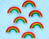 Rainbow Edible Sugar Decorations for Cupcake and Cake Decorating (48)