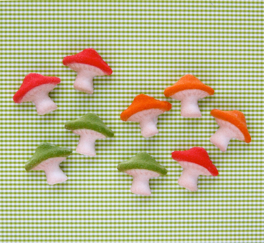 Mushroom Edible Sugar Decorations for Cupcake and Cake Decorating (12) Il_170x135