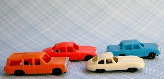 Retro Car Cupcake Toppers (4) Il_570xn