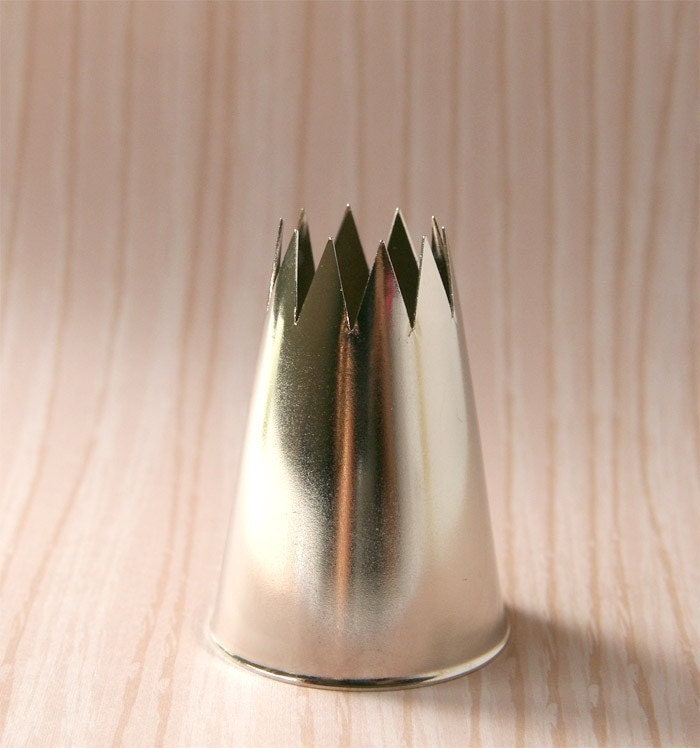 Open Star Pastry Tip - Extra Large or Jumbo Size for Cupcake Decorating Il_570xn