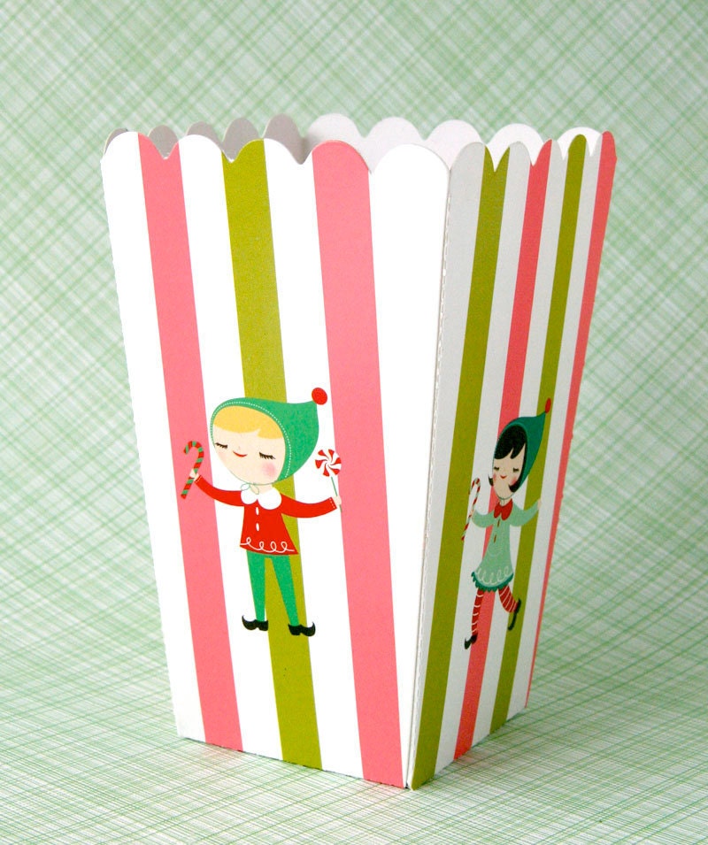 Retro Christmas Elf Treat Boxes (8) Il_570xn