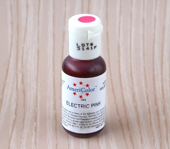 Electric Pink Gel Paste Food Coloring for Cupcakes and Cookies Il_570xn