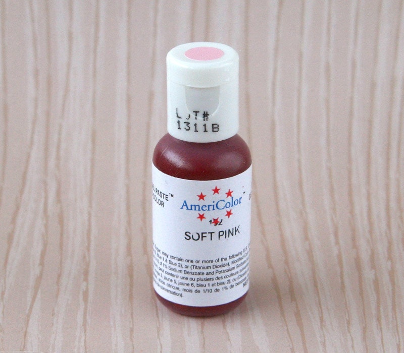 Soft Pink Americolor Food Coloring for Frosting, Cookies, Fondant, Icing Il_570xn