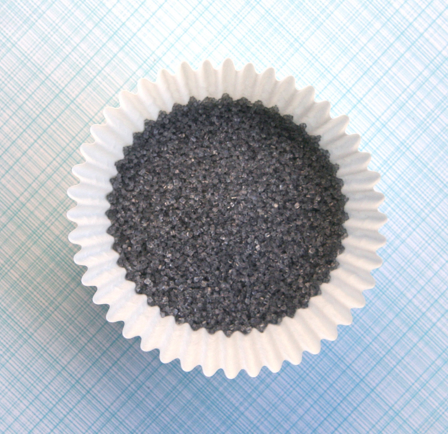 Gray Sanding Sugar for Decorating Cupcakes, Cookies and Cakes (4 ounces)